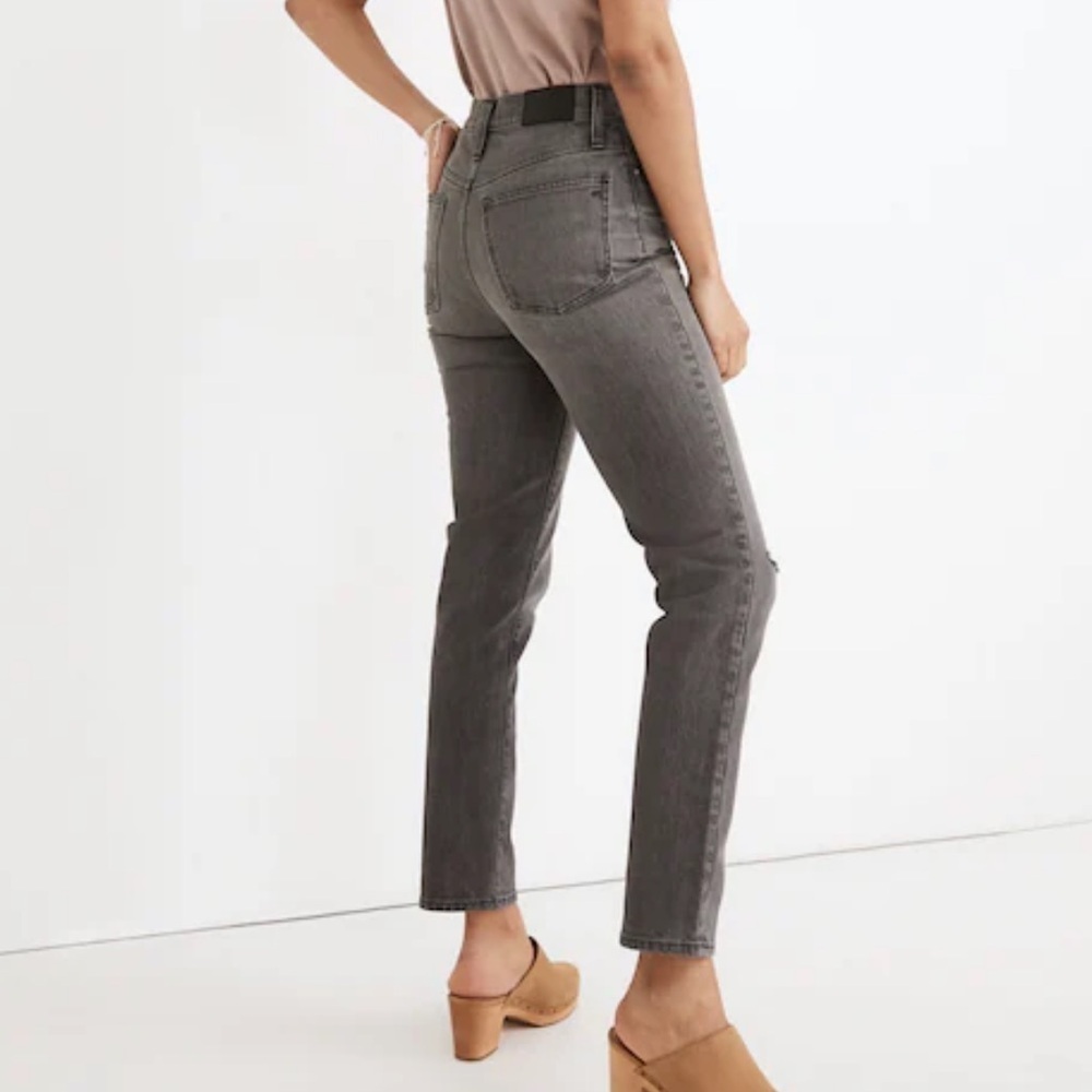 NWT Madewell Women’s The Perfect Vintage Jean in Connell Wash: Ripped Edition - Picture 8 of 8